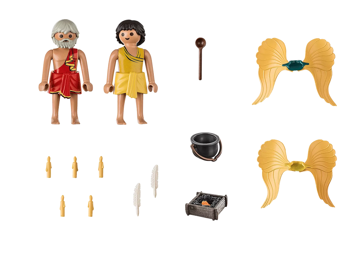 PLAYMOBIL History Set: Daedalus & Ikarus – Griechische Mythologie Zum Spielen & Sammeln