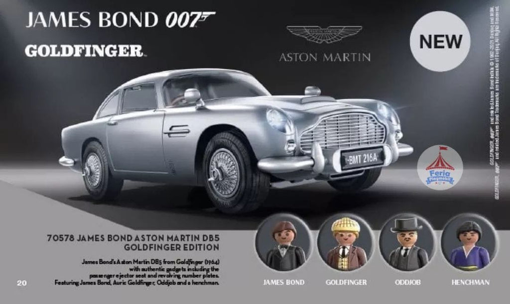Playmobil 70578 James Bond Aston Martin DB5 - Goldfinger Edition
