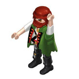 Playmobil 30 00 5983 Pirate, brown beard, green coat, black boots 6682, 70556, 9112