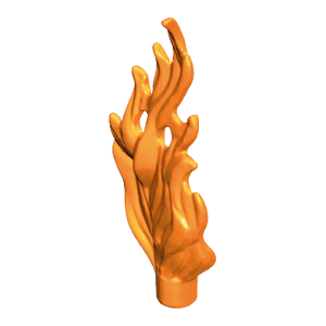 Playmobil 30 02 6230 Orange Fire flames, large, flat