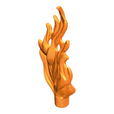 Playmobil 30 02 6230 Orange Fire flames, large, flat
