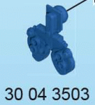 Playmobil 30 04 3503 dark blue Eyepiece for optometry device 70197