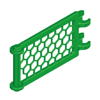 Playmobil 30 06 9192 Green low side Fence, hexagonal grid, clips together 9275 9276