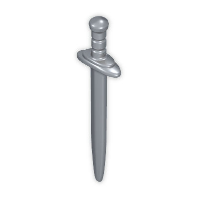 Playmobil 30 23 9022 or 30 07 6420 Grey Sword, guard curves away from blade