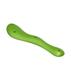 PLAYMOBIL 30 08 7063 light green Ground, long and thin with three fence holes and one for plant 70608, 70931