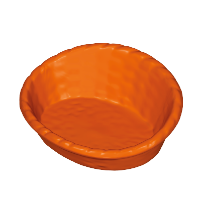 Playmobil 30 21 5082 Orange Oval basket for pets 5332, 9276, 9816