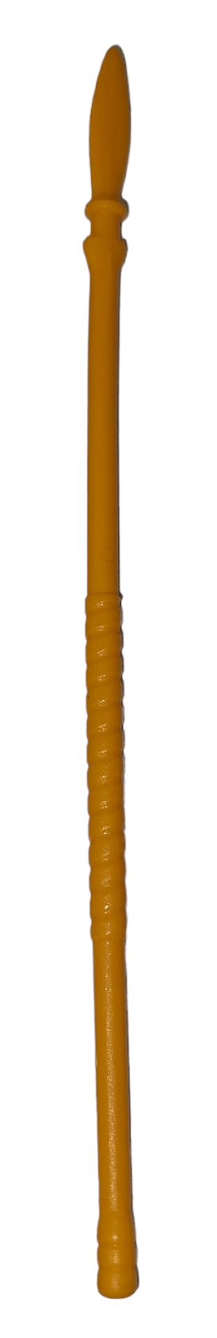 Playmobil 30 22 4250 Yellow tan Spear, wrapped grips at middle and bottom, notch at top