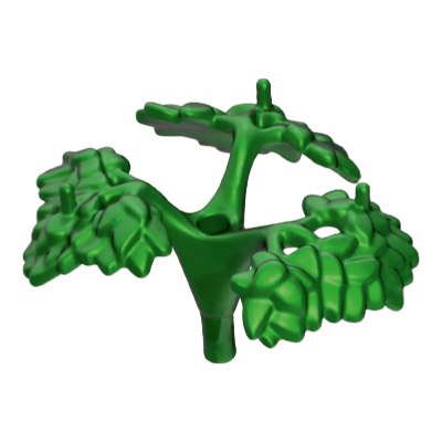 Playmobil 30 22 5780 leaf green Bush, three branches, medium