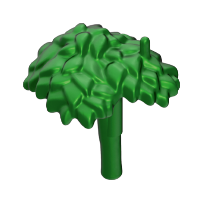 Playmobil 30 22 5790 leaf green Bush, centre