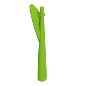 Playmobil 30 25 2640 linden green Stem for flower, tall, with 1 narrow leaf