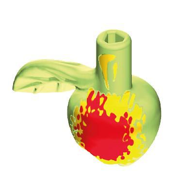 Playmobil 30 63 3042 green red blush Apple with leaf and stem