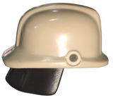 Playmobil 30 63 3125 light grey Helmet for modern firefighter with front brim and neckguard