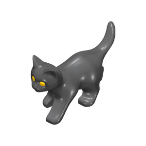 Playmobil 30 63 5095 Grey Kitten baby Cat with yellow eyes 9276