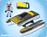 Playmobil 5161 Click & Go Croc Speedboat with Instructions and Open Box