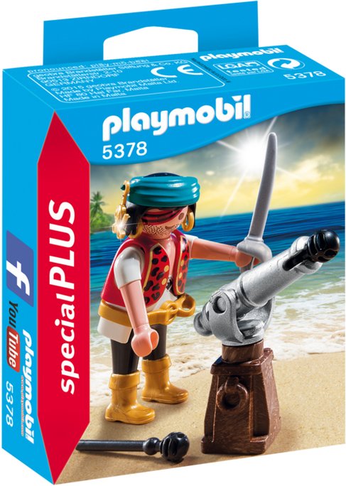 Playmobil 5378 Pirate with Cannon Special Plus - BOXED