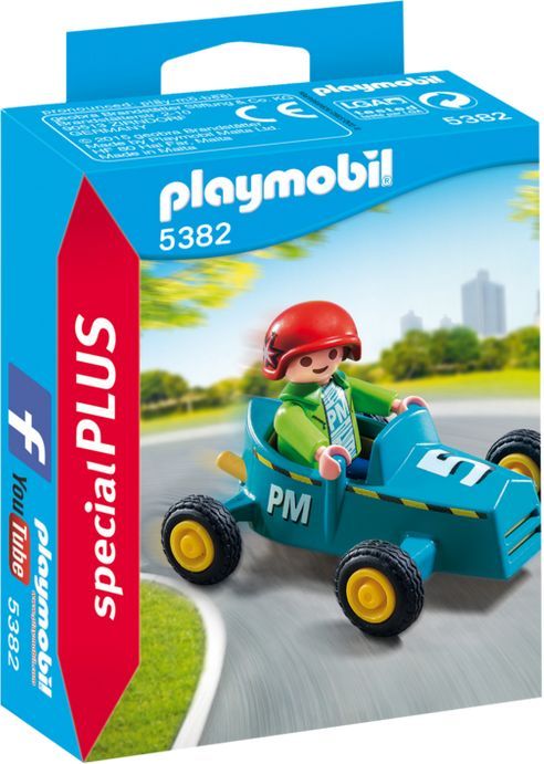 Playmobil 5382 Boy with Go-Kart Special Plus - BOXED