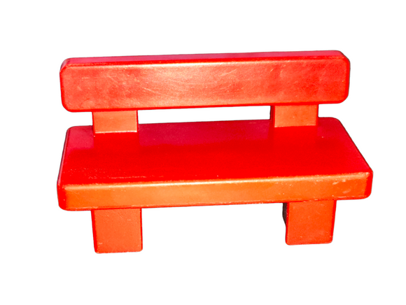 Playmobil 60 02 0140 Red bench for 1.2.3
