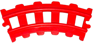 Playmobil 60 02 5120 Red curved train track for 1.2.3