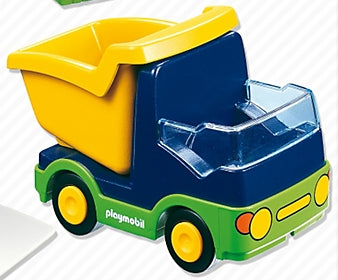 Playmobil 60 65 4920 /  60 65 6960 yellow/blue/green Dump truck 1.2.3 6759