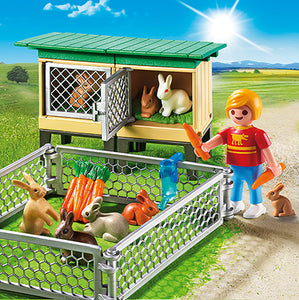 Playmobil 6140 Rabbit Pen with Hutch - BOXED