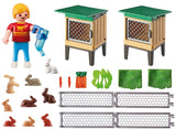 Playmobil 6140 Rabbit Pen with Hutch - BOXED
