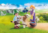 Playmobil 70155 Special Plus Children with cow calf