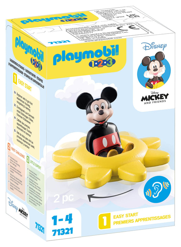 Playmobil 71321 Mickey's Spinning Sun with Rattle Feature - Disney - 1.2.3