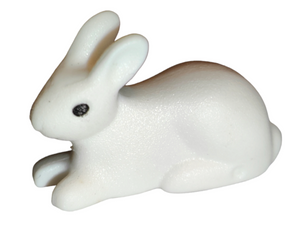 Playmobil 30 64 6483 large White Rabbit, black eyes, lying down