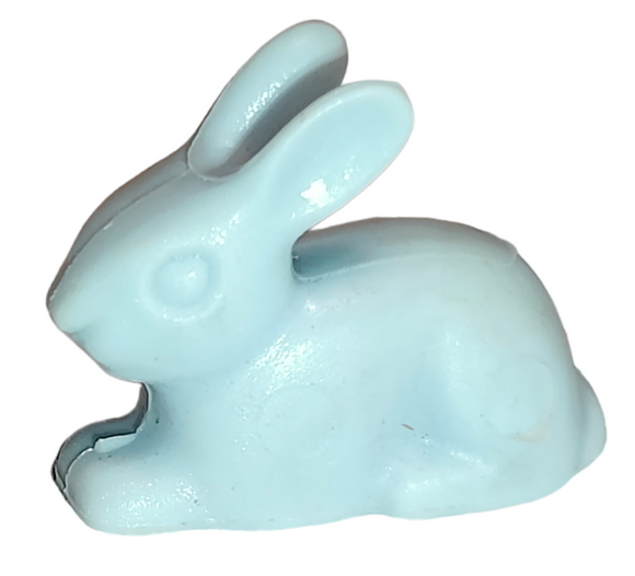 Playmobil 30 60 9860a light blue small rabbit crouching