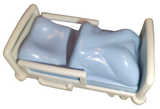 Playmobil Child Children Bed with frame, mattress and sheets