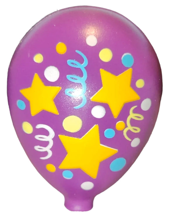 Playmobil 30 62 8696 Purple Balloon with yellow, blue and white stars (2 halves)