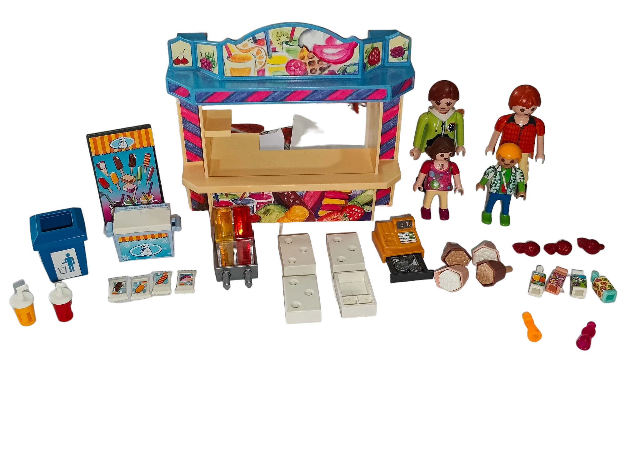 PLAYMOBIL 5555 SUMMER FUN Snack Ice Cream Stand Sweet Shop