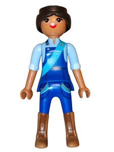 Playmobil 30 14 0269 Pru, blue overalls with camp sash, Dreamworks Spirit Untamed 70330