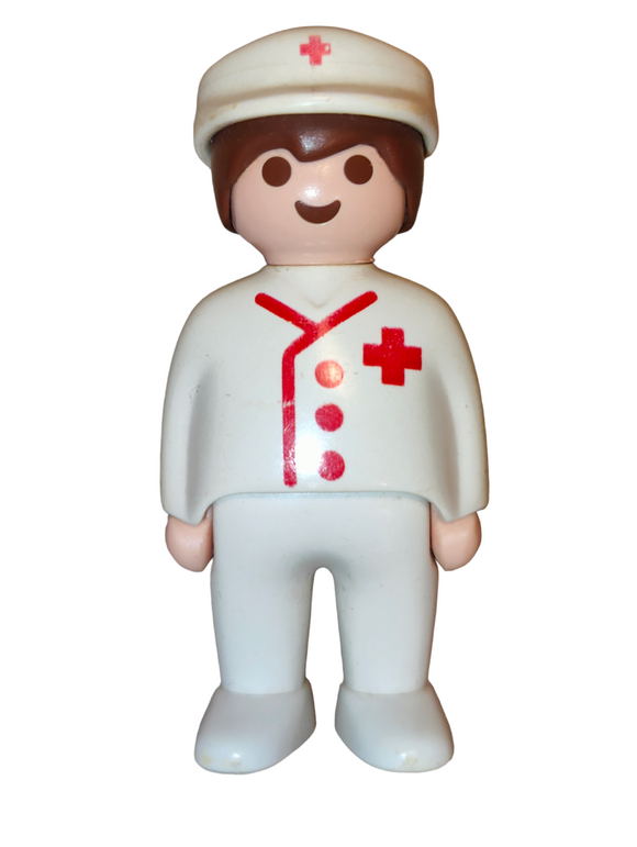 Playmobil 1.2.3 male 6708 ambulance nurse doctor paramedic