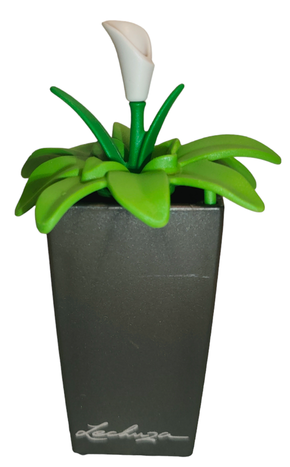Playmobil 30 64 0352 & 30 25 0580 & 30 25 0610 & 30 27 7090 Lechuza Grey tall flower pot