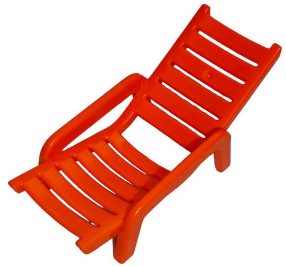 Playmobil 30 24 1630 Orange-red Lawn chair lounger camping bench 3134, 6104