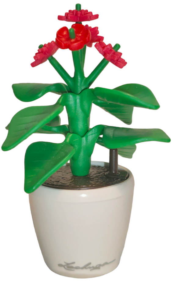 Playmobil 30 64 5432 & 30 22 8010 & 30 22 0300 & 30 20 4720 & 30 20 4730 Lechuza White Flower Pot