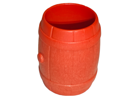 Playmobil 30 27 1640 Red Brown Wooden Barrel 5138 , 5140 , 5413 , 5778 , 5949