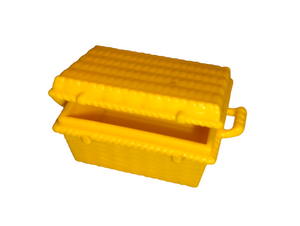 Playmobil 30 03 1210 yellow rectangular Basket, with lid