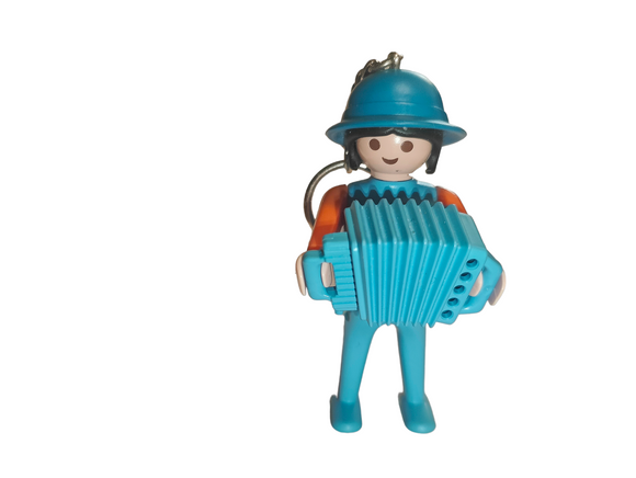 Playmobil Keyring Key chain Circus Accordion Player