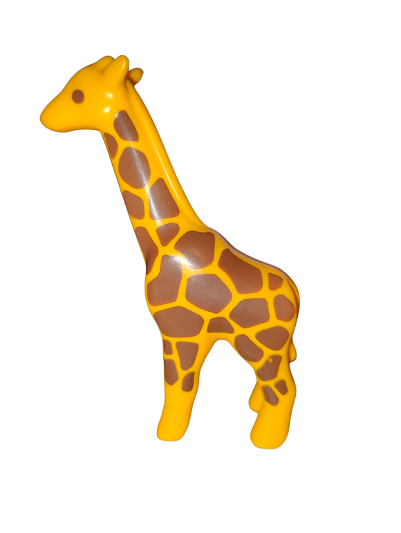 Playmobil yellow Giraffe brown spots and eyes 123 1.2.3