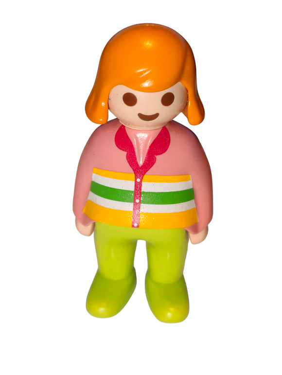 Playmobil 60 01 0470 Pink Green Woman 123 1.2.3 9123