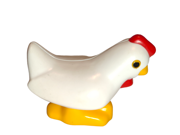 Playmobil 60 65 6520 White Chicken Hen 123 1.2.3 6793, 6965, 9009