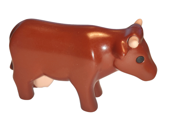 Playmobil 60 64 4060 Brown Cow with NO spots 123 1.2.3