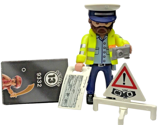 Playmobil FI?URES 9332 Series 13 boys Traffic Policeman