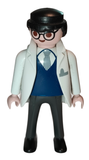 Playmobil 30 00 0114 Ghostbuster, male, black hair, white lab coat 9219