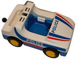 Playmobil 60 65 6280 White / Red / Blue Police car 5046  1-2-3 1.2.3 123