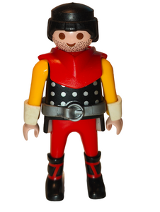 Playmobil 30 00 1242 Dragon Knight, youth, red and yellow clothes, large leather collar 3269, 3319, 5757