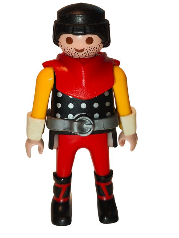 Playmobil 30 00 1242 Dragon Knight, youth, red and yellow clothes, large leather collar 3269, 3319, 5757