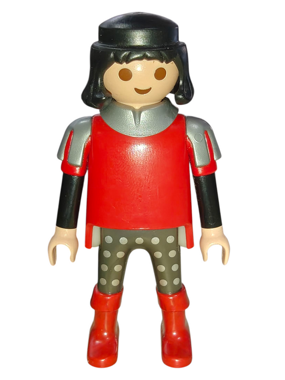 PLAYMOBIL 30 00 3972 Wolf Knight, red and black clothes 4440 , 5803 , 5863